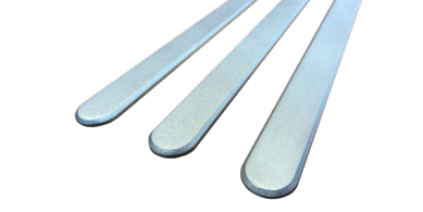 Cedo lames podotactiles en aluminium microbillé laiton poli