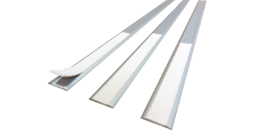 Linso AL  profilés podotactiles en aluminium + antidérapant coloré